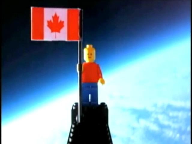 Lego man goes on his first mission as astronaut