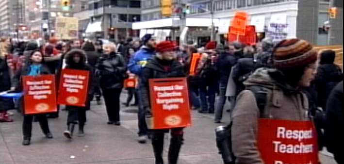 Teachers stage largest walkout yet