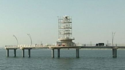 Troubled, twisted pier about to finally finish