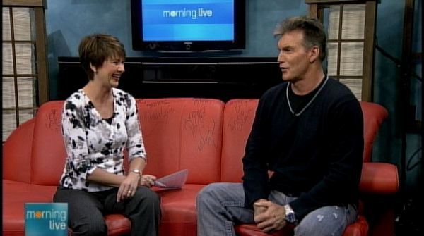 Sam Jones chats with Annette Hamm on Morning Live, June 7, 2013