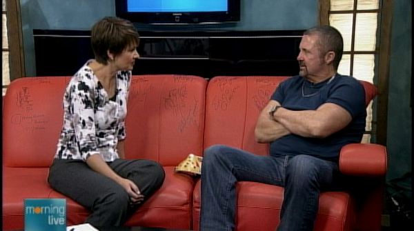 Annette Hamm interviews Kane Hodder, who played Jason Voorhees in four of the Friday the 13th movies, June 7, 2013