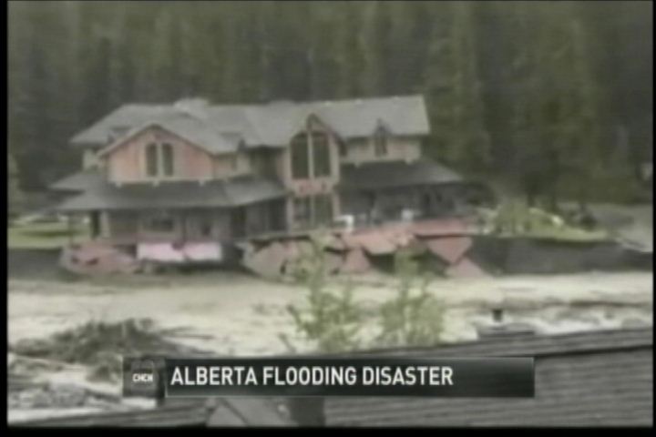 Massive flooding in southern Alberta