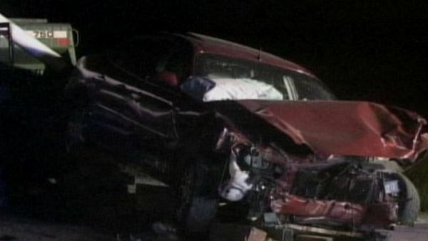 Collision between car and truck, Netherby & Sodom Rds, Fort Erie, June 25, 2013