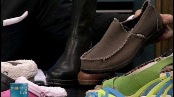 Crocs shoes; Morning Live, July 4, 2013
