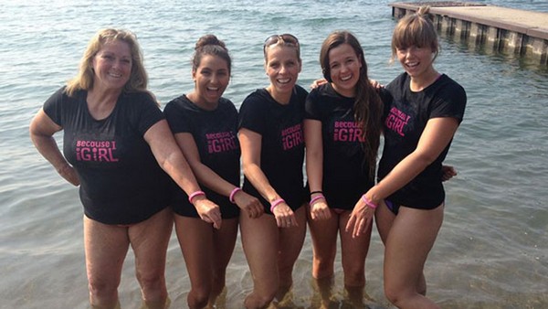 Lake Ontario swimmers