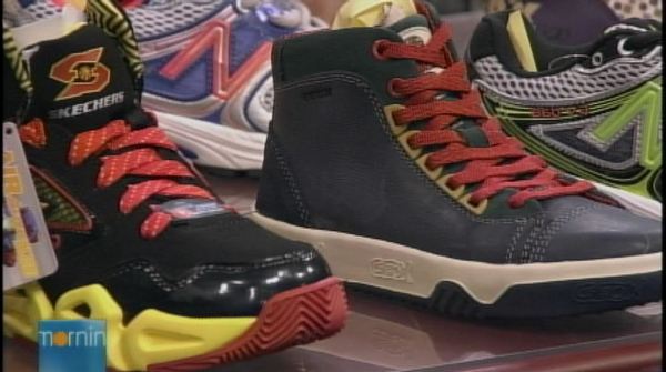 Children's footwear from Miller Shoes; Morning Live, August 15, 2013