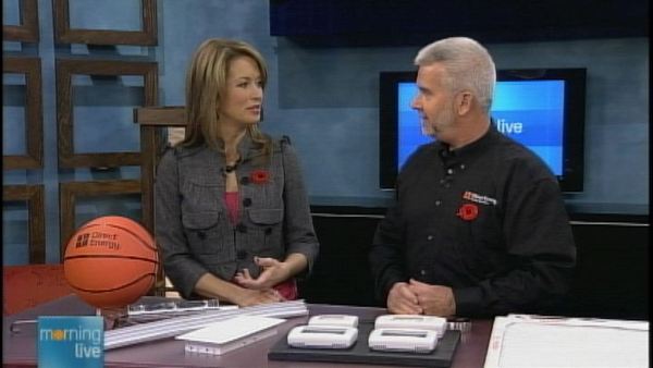 Lesley Stewart gets energy tips from Dave Walton; Morning Live, November 5, 2013