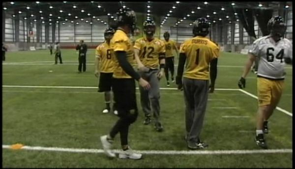 Ticats practise indoors Friday