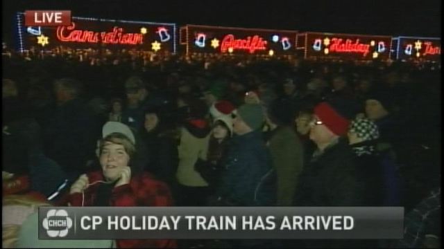 CP Holiday train arrives in Hamilton