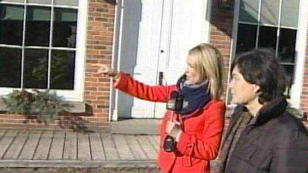 Nicola Jones and Lisa Hunter, program coordinator at Westfield Heritage Village; Morning Live, December 5, 2013