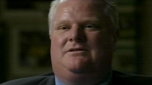 Frame grab of Rob Ford from Vision TV interview