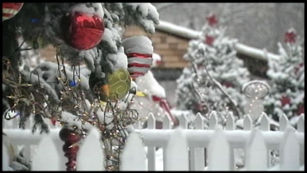 Hamilton gets a white Christmas