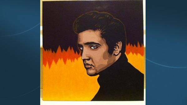 Elvis painting stolen from Hamilton bar