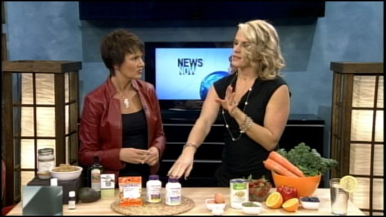 Annette Hamm with naturopath Joyce Johnson; News Now Midday, January 24, 2014