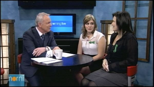 Bob Cowan with Erica Tomlinson and Renee Ly discussing organ donation; Morning Live, January 30, 2014