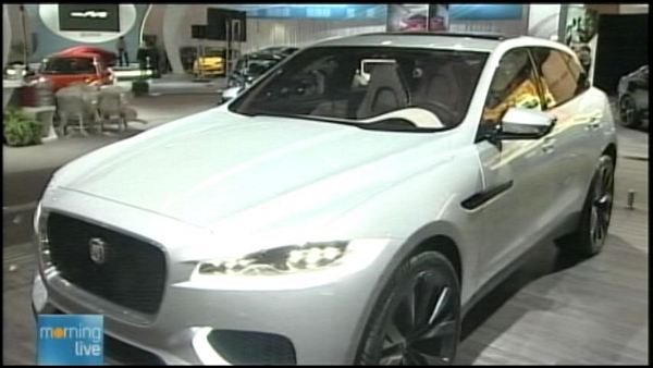 Jaguar concept vehicle on display at the Toronto International Auto Show; Morning Live, February 13, 2014