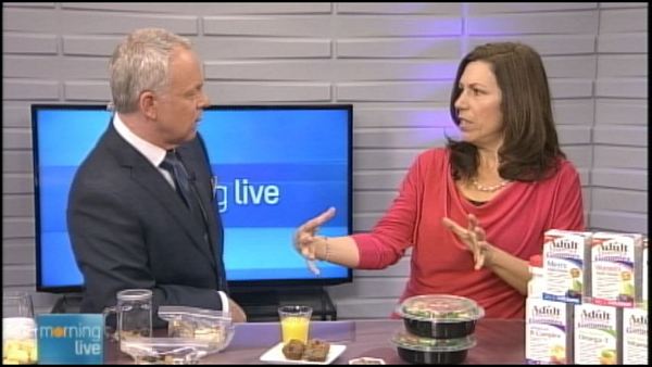 Bob Cowan with Deborah Lowther of Life Sciences Nutritionals; Morning Live, February 21, 2014