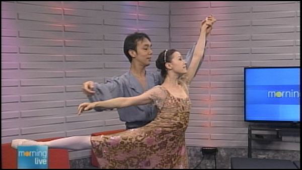 Ballet Jorgen performs a dance from Romeo & Juliet; Morning Live, February 24, 2014