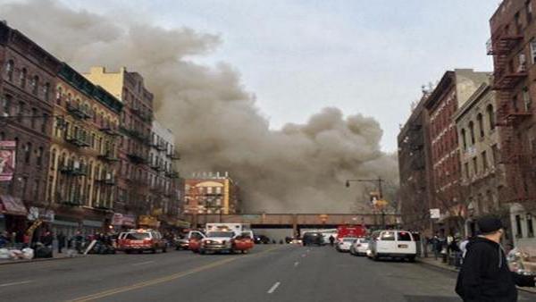 Building collapses in NYC