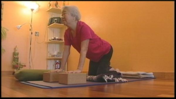 Woman starts yoga at 85