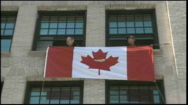 Canadian contingent at Boston Marathon