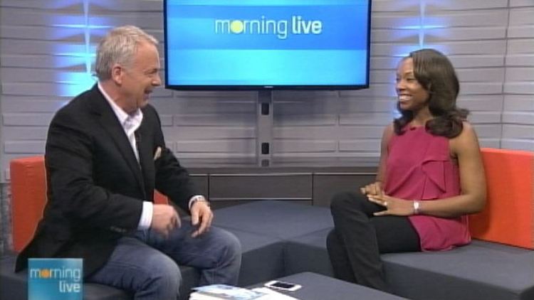 Bob Cowan with Happy Wives Club founder Fawn Weaver; Morning Live, May 5, 2014