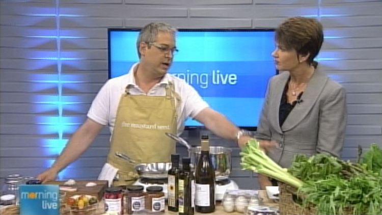 Chef Damian Wills with Annette Hamm; Morning Live, June 5, 2014