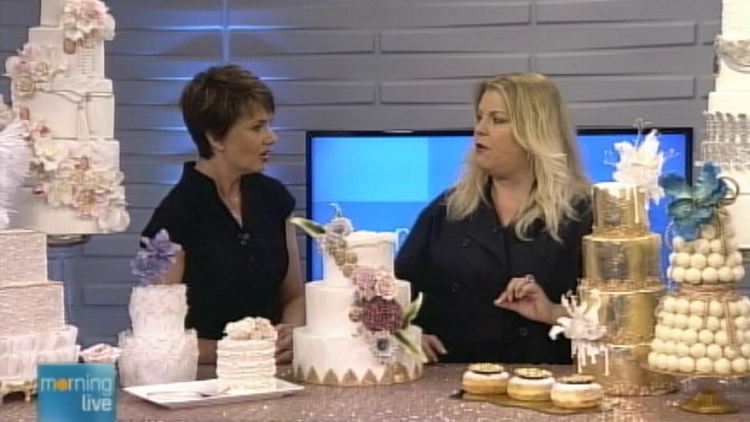 Annette Hamm and Connie Dos Santos of Connie Cupcake; Morning Live, June 18, 2014