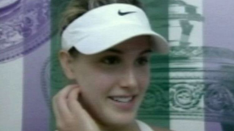 Eugenie Bouchard at Wimbledon; July 2, 2014