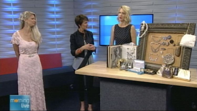 Model, Annette Hamm and Jentine Gootjes talk vintage bridal gowns and accessories from The Edit; Morning Live, July 2, 2014