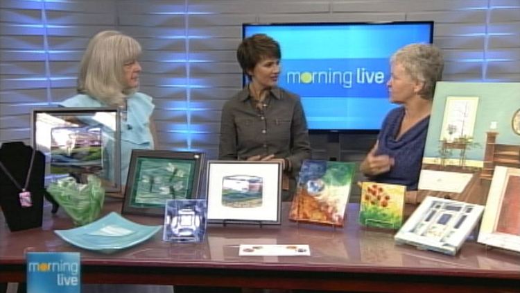 Artists Angela Sears and Robin Pulver Andrews join Annette Hamm; Morning Live, July 14, 2014