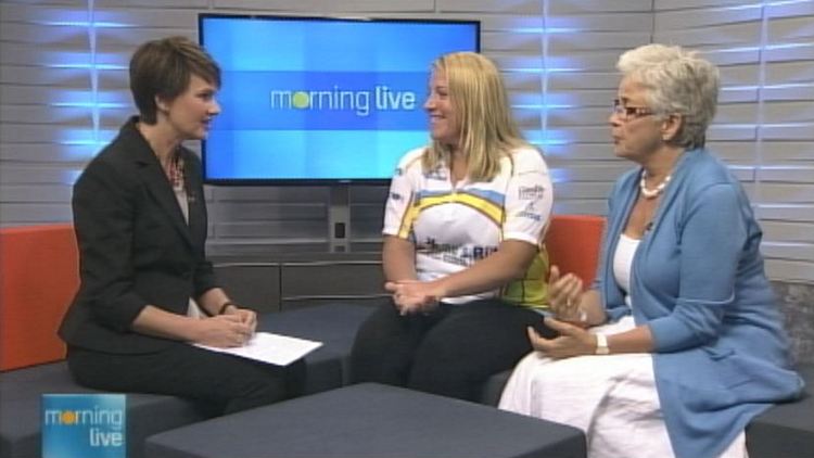 Annette Hamm with Nikki Ide and Dr Gabrielle DeVeber; Morning Live, July 15, 2014