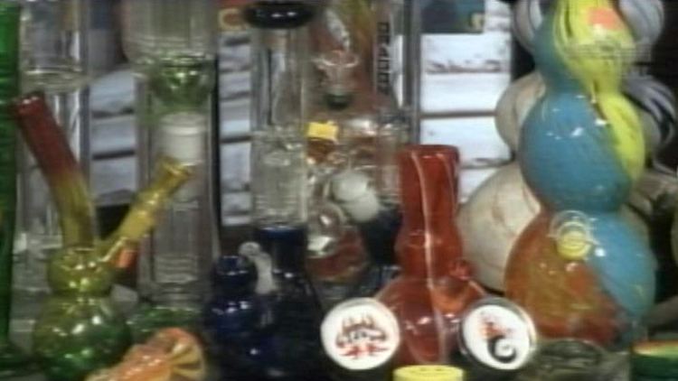 Bongs purchased at Ontario convenience stores; Queen's Park, July 17, 2014