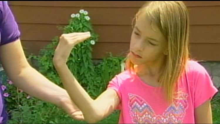 When 9-year-old Madison Morris injured her elbow last August on some monkey bars, it seemed like a simple dislocation.