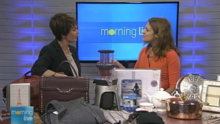 Annette Hamm with style expert Theresa Quick; Morning Live, August 6, 2014