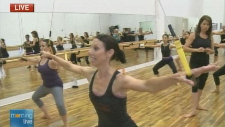 Women working out at Barre Life fitness in Oakville; Morning Live, August 11, 2014