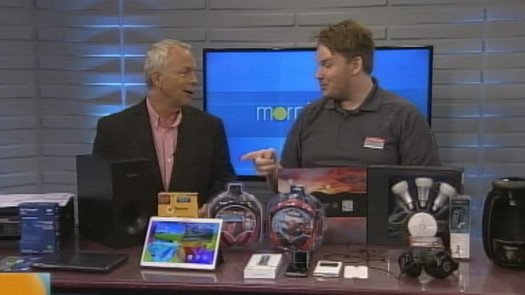 Bob Cowan with Nick Crozier of Future Shop; Morning Live, August 11, 2014