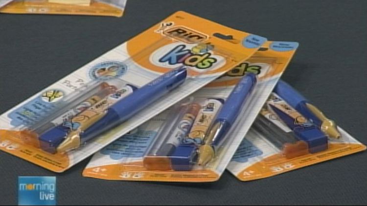 A Bic Kids pen set; Morning Live, August 20, 2014