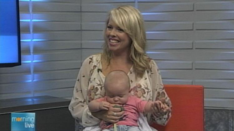 Kate Carnegie and son Zack on Morning Live, August 21, 2014