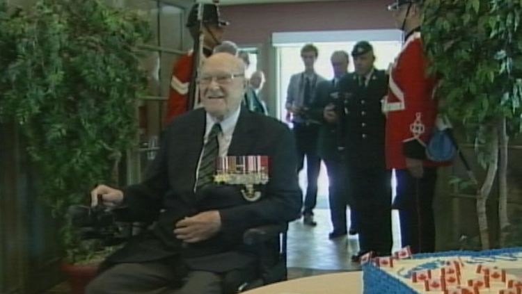 Oldest member of Royal Hamilton Light Infantry turns 100