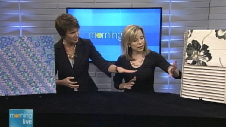 Annette Hamm and Lisa Knap discuss patterns; Morning Live, September 4, 2014