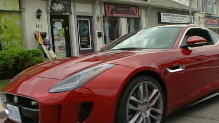 A Jaguar F-type coupe; Morning Live, September 9, 2014