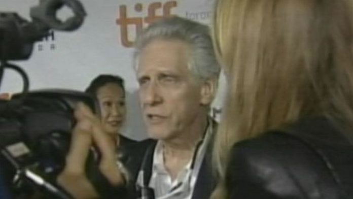 David Cronenberg on the red carpet at TIFF