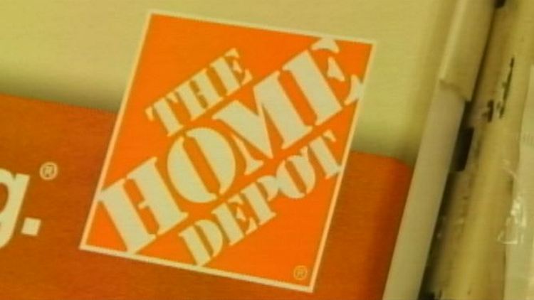 Home Depot logo. The chain was hit with a massive debit and security card breach