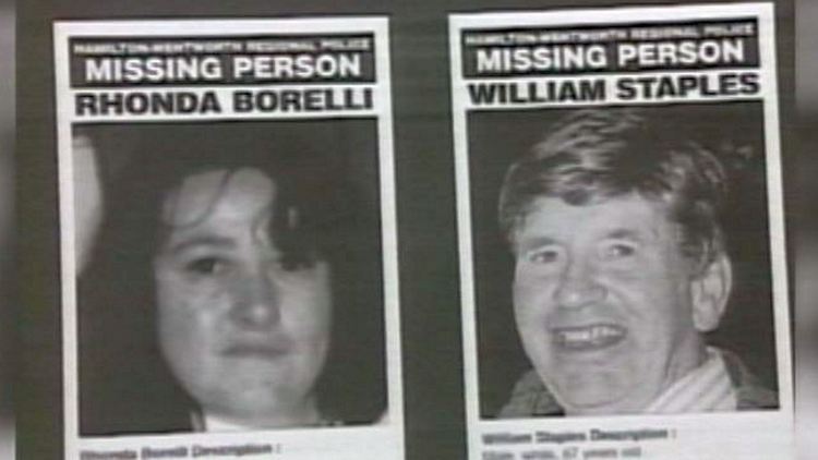 Missing persons posters for Rhonda Borelli and Bill Staples (file)