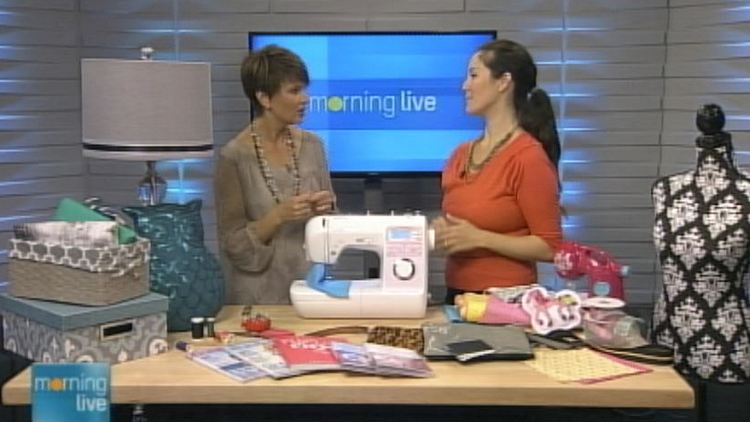 Annette Hamm with Denise Wild; Morning Live, October 6, 2014