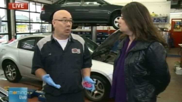 Jeff Taylor of Eccles Auto Service with Lori DeAngelis; Morning Live, October 21, 2014