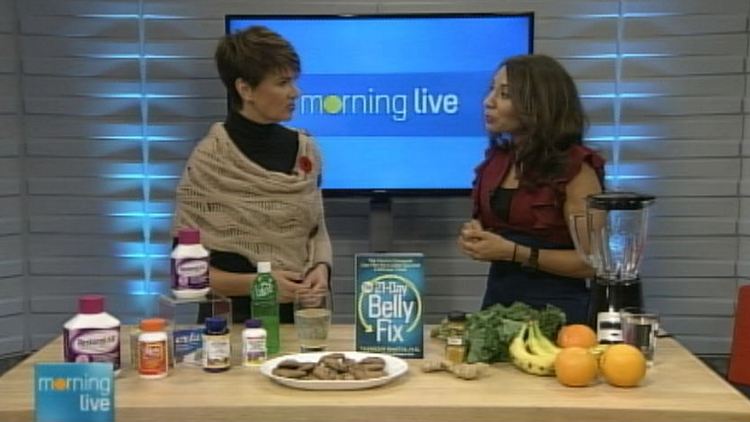 Annette Hamm and Dr Taz Bhatia; Morning Live, November 7, 2014