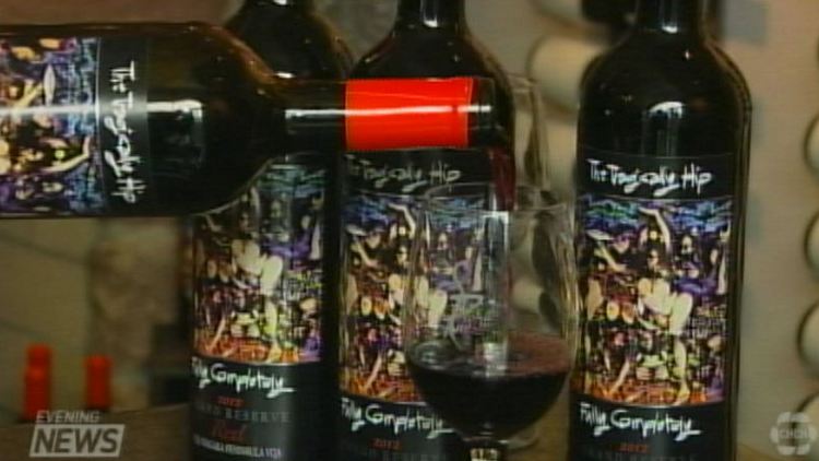 Iconic Canadian rockers The Tragically Hip are collaborating outside the recording studio. They've paired up with a local Niagara winery to launch their first wine. 