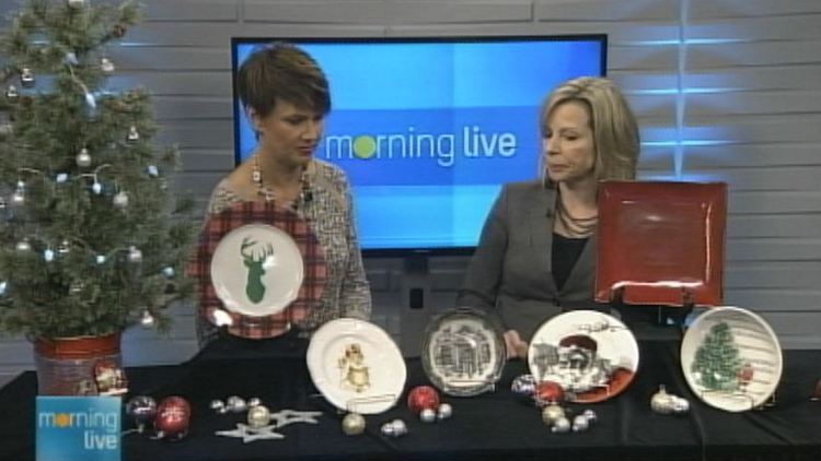 Annette Hamm with decorator Lisa Knap; Morning Live, November 13, 2014